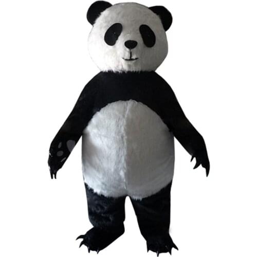 Adult size New version Chinese Giant Panda Mascot costume Christmas Mascot costume Free Shipping
