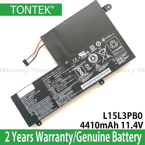 Genuine L15M3PB0 L15L3PB0 Battery For Lenovo IdeaPad 320S-14IKB Flex 4 1470 1570 1480 Yoga 510-14isk Series