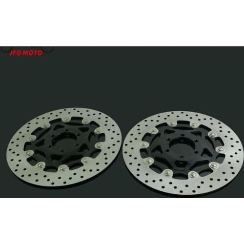 Motorcycle 2pcs Floating Brake Discs Rotor For YAMAHA XJR400 FZR600 FZS600 FAZER FZ750 TDM850 TRX850 FJ1200 FZR FZS 600
