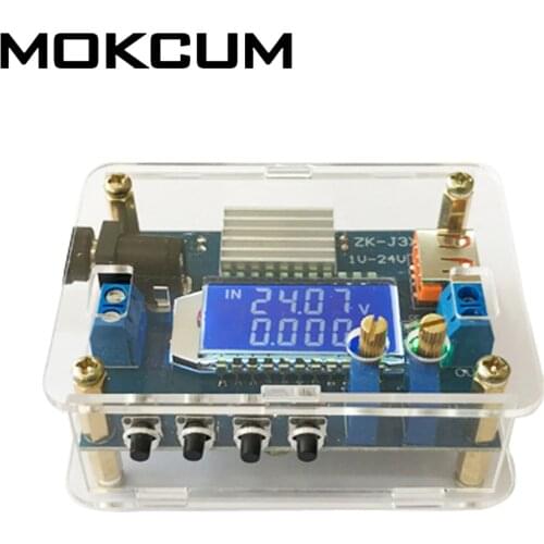 30W 3A CC CV Step Down Voltage Regulator DC-DC 5-27V to 1-24V Adjustable Buck Converter Power Supply LCD Display Voltmeter