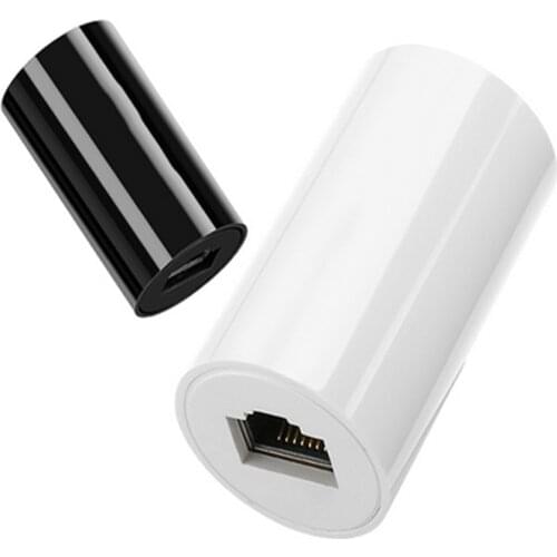 RJ45 Ethernet LAN Adapter Extension Connector Female to Female Anti-Thunder Adaptive Gear for Network Wire