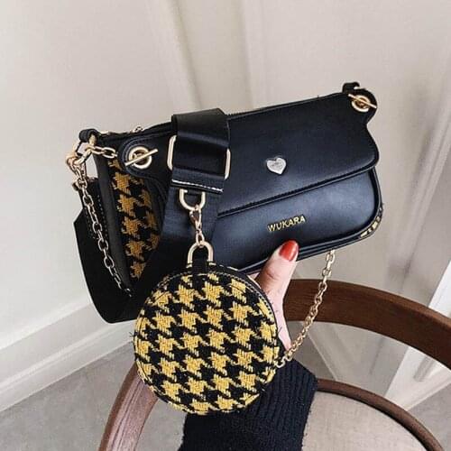 Tote Clutch New Shoulder Bag Totes Fashion Brand Designer 3-IN-1 Messenger Handbag Leather Crossbody Handbag With Mini Purse