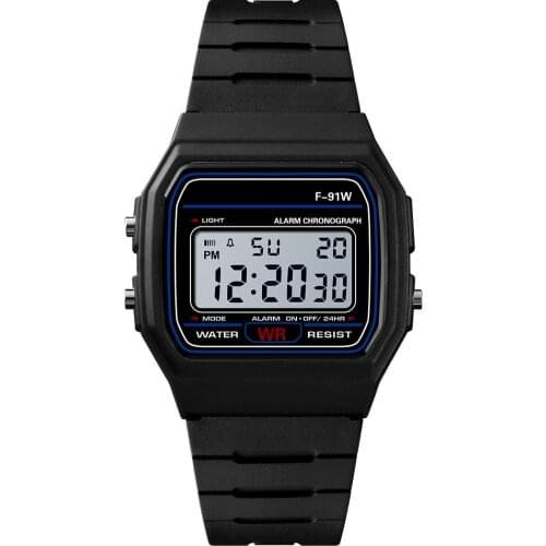 Digital display ultra-thin electronic watch Luxury Men Analog Digital Military Sport LED Waterproof Wrist Watch