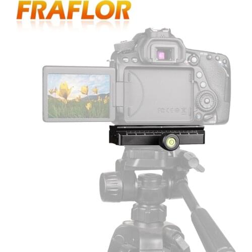 PR60 PR80 PR100 1/4" to 3/8" Aluminum Alloy Clamp Adapter For Quick Release Plate Compatible for Tripod DSLR Camera Accessories