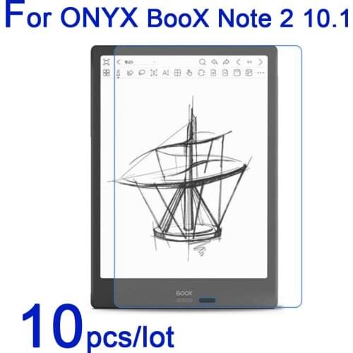 10pcs/lot Soft Clear/Matte/Nano Explosion-Proof Protective Films for ONYX Boox Note 2 10.1inch Ebook Tablet Screen Protectors