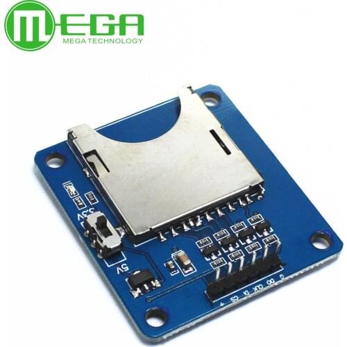 10PCS/LOT SD card TF card reader module memory card reader compatible 5V / 3.3V dual card reader