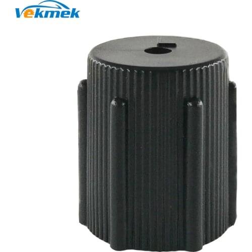 5pcs AC Charging Port Service Caps R134a Low Side Port A/C System Black Plastic Caps Air Conditioning Parts