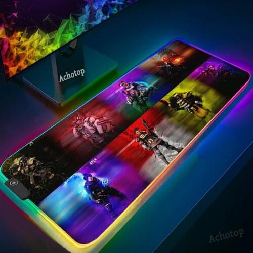 APEX Legends Anime Mouse Pad HD Pattern Large Computer Mousepad Gaming RGB Cool Cartoon XXL Pad to Mouse Keyboard Desk Mice Mat