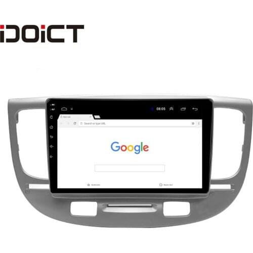IDOICT Android 8.1 2.5D car dvd for KIA PICANTO Morning RIO 2005-2007 multimedia headunit GPS gps navigation