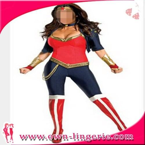 Free shipping pictures of cheap sexy super hero costume for women,halloween cosplay party costume