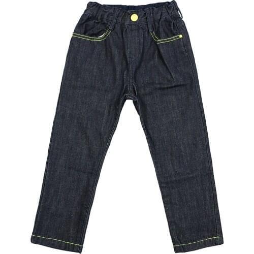Boys Pants Classic Pants Children Denim Clothing Boy Casual Bowboy Long Trousers Teenage Boy Trousers Long Bottoms 12Y 4P0521