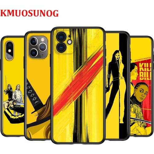 Kill Bill Fashion Silicone Cover For Apple IPhone 12 Mini 11 Pro XS MAX XR X 8 7 6S 6 Plus 5S SE Phone Case
