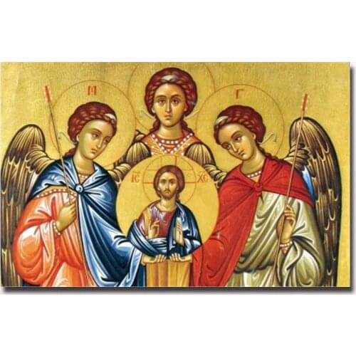 Saint Archangels 5D Full Diamond Painting Square Cross Stitch Home Decoration Diamond Embroidery Not folding canvas religion