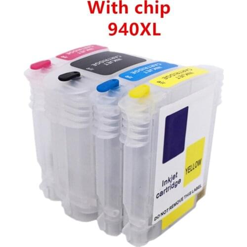 Empty refill for HP 940 940XL refillable Ink Cartridge for HP940 Officejet Pro 8000 8500 8500a A809a A909 A910a Printer