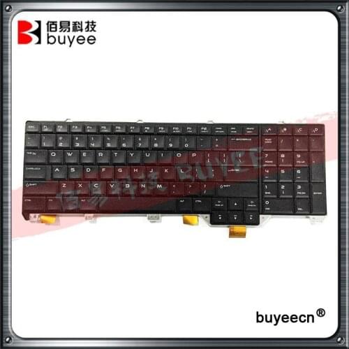 Original Black Laptop US Keyboard With Backlight For DELL M17X R5 ALW17R-2728 US Version Layout Keyboards Tested Replacement