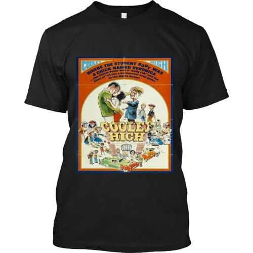LIQRTUGEHI Cooley HIGH Movie Poster Blaxploitation Exploitation T Shirt Gift Tee for Men Women