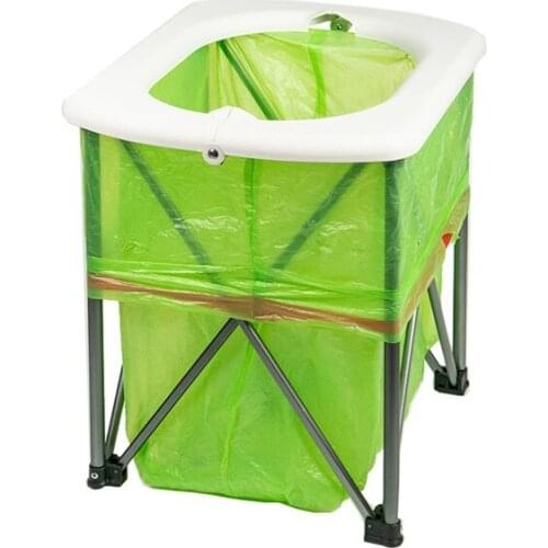 Multifunctional Folding Toilet Camping Outdoor Leisure Seat Portable Ultralight Toilet Toilet