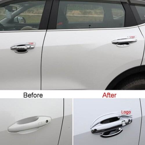 Tonlinker Exterior Car Door Handle/Bowl Cover Stickers for Haval F7/F7X 2018-19 Car Styling 4/8 PCS ABS/Metal Cover stickers