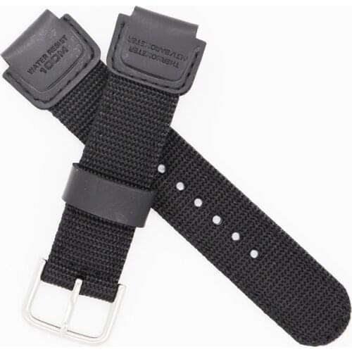 Nylon Strap Watch Band Bracelet for Casio SGW300 SGW-400H AE1200 AQW-110 AQ-S810 W-735H W-S200H AE1000W AEQ-110W Replacement