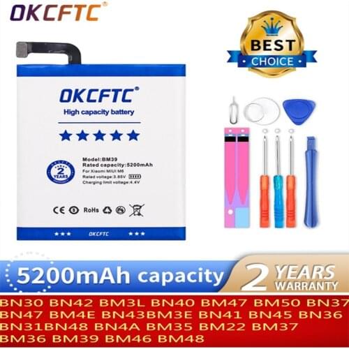 OKCFTC Xiaomi Redmi 5 Phone Batteries