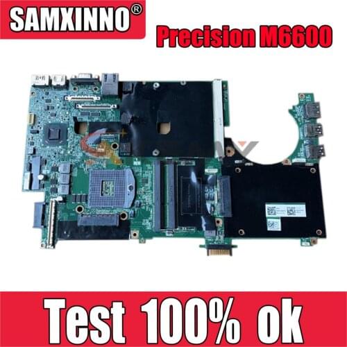 Original Laptop motherboard For DELL Precision M6600 Core QM67 Mainboard CN-0NVY5D 0NVY5D 0105GU00-388-G