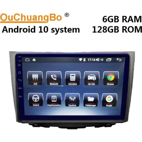 Ouchuangbo android 10 blue ray car audio radio for 9 inch Kizashi 2010-2011 with 2.5D IPS screen stereo 6GB RAM 128GB ROM