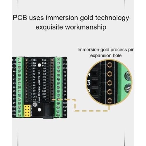 DC NRF2401 Screw Terminal Expansion Adapter Board for the Arduino Nano V3.0 AVR ATMEGA328P