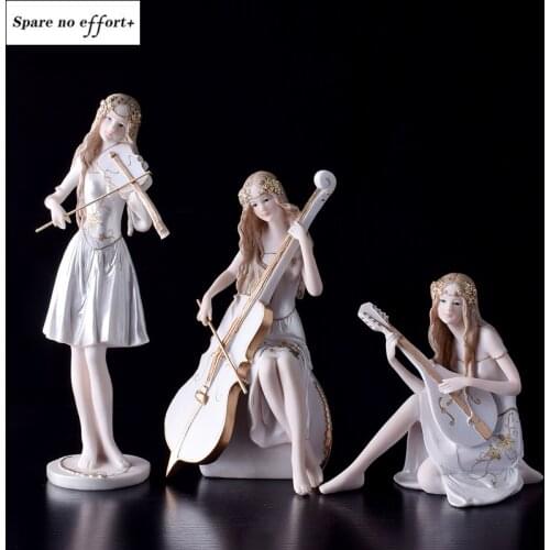 Birthday Christmas Wedding Gift Nordic Home Decoration fairy Model Living Room Accessories Family Figurines Crafts