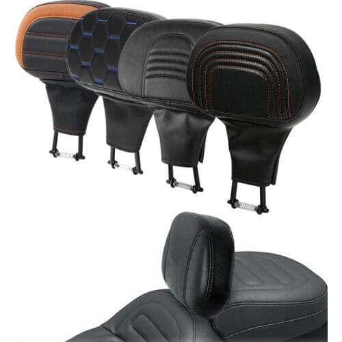 Motorcycle Backrest Pad For Harley Touring Street Electra Glide Road King CVO 2009-2020 2019 2018 Driver Rider