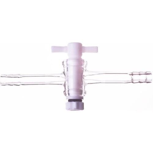 10mm Straight Connection Pipe With PTFE Switch Valve,Two-Way Take-off