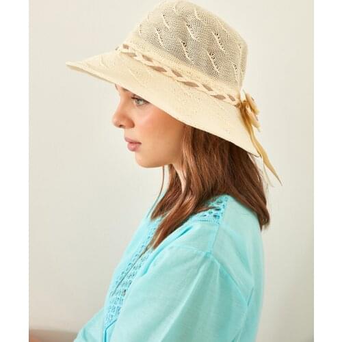 C & City Womens Sun Straw Hat T1740-21