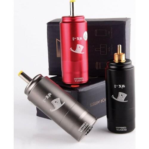 New 1200mAh Mini Wireless Portable Tattoo Power Supply Mobile Motor Machine Tattoo Equipment