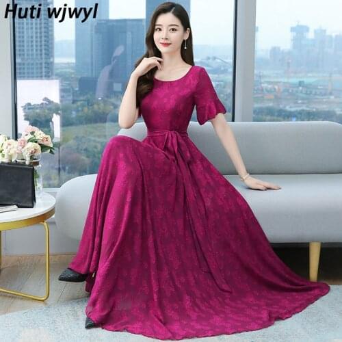 Spring Summer Plus Size Vintage Runway Shite Maxi Dress Women Bodycon Party Vestidos 2021 Elegant Solid Chiffon Beach Midi Dress