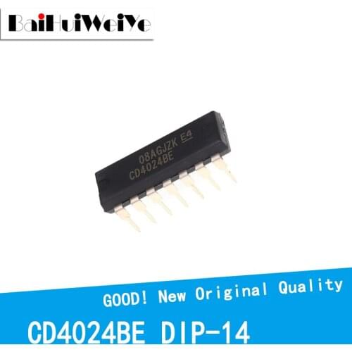 10PCS/LOT CD4024BE CD4024 4024BE DIP-14 New Original IC Good Quality Chipset In Stock DIP14 Operational amplifier