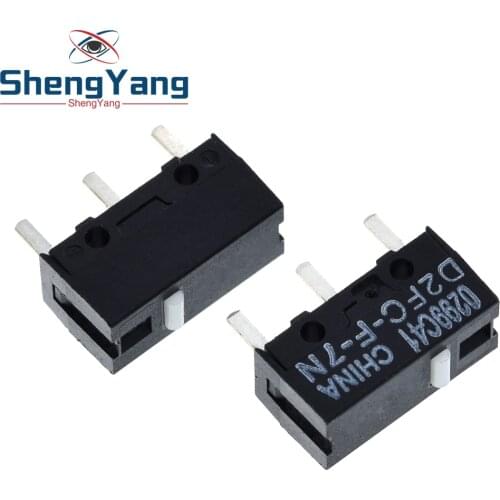 10PCS/LOT New Authentic OMRON Mouse Micro Switch D2FC-F-7N Mouse Button Fretting D2FC-E-7N D2FC