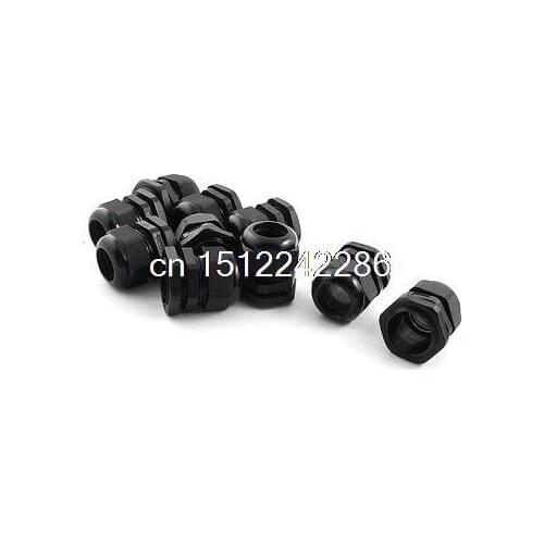 10Pcs Strain Relief Fixing Gland Connector PG25 for 16-21mm Dia Cable Wire