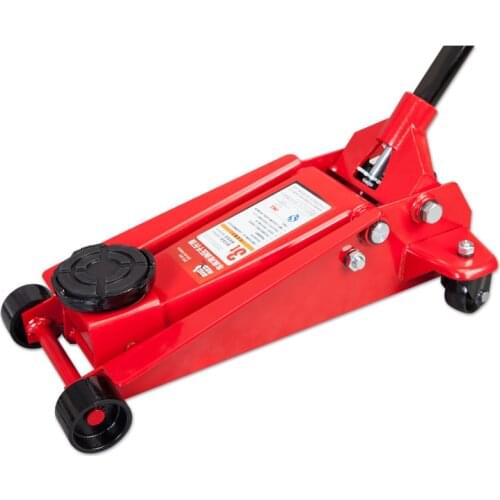 3T hydraulic flat auto tyre lifting jack car tire remove on floor wheel stand repair tool tyre workshop portable automobile