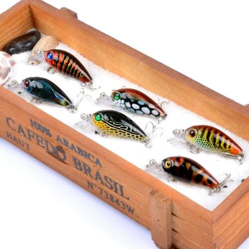 4.5cm 4g Mini Crankbait Wobbler Fishing Lure Artificial Carp Bass Crank Floating Hook Catfish Minnow Hard Bait Fishing Tackle