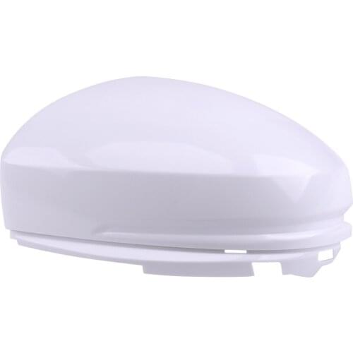 Car White ABS Left Side Rearview Wing Door Mirror Housing Cover Cap Fit for Honda Fit Jazz 2014 2015 2016 2017 2018