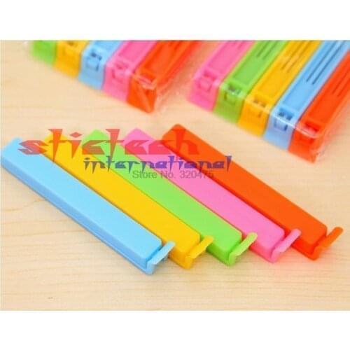 By dhl or ems 200 sets Large Food Snack Bag Storage Sealing Clips,Seal Clamp Plastic Bags Ziplock Clip Home Food Storage Helper