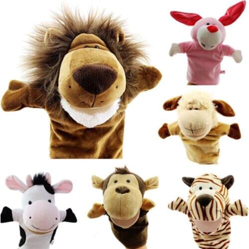 Kids Baby Toys Animal Pattern Hand Glove Puppet Plush Puppets Kid Role Play Toys Story Puzzle