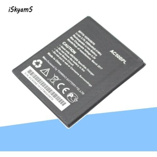 ISkyams 1x 2300mAh New Arrival AC50BPL Phone Li-ion Battery Fit for Archos 50b Platinum BP779