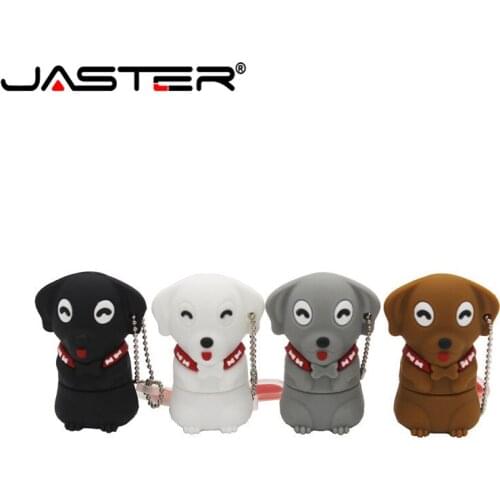 JASTER new style cartoon pen drive dog usb flash drive 4GB 8GB 16GB 32GB 64GB cartoon gift