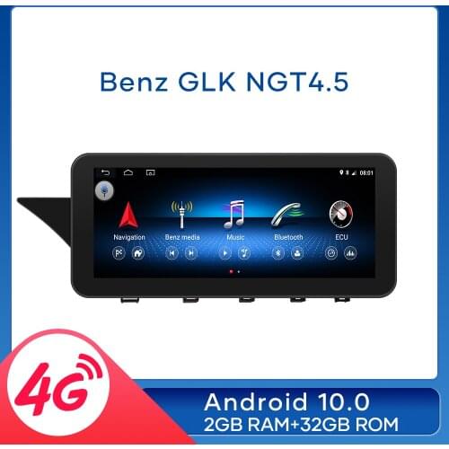 MCWAUTO For Benz GLK 2013-2015 Android 10.0 Car Multimedia Radio GPS Navi Stereo 2+32GB RAM WIFI BT AUX 10.25 inch