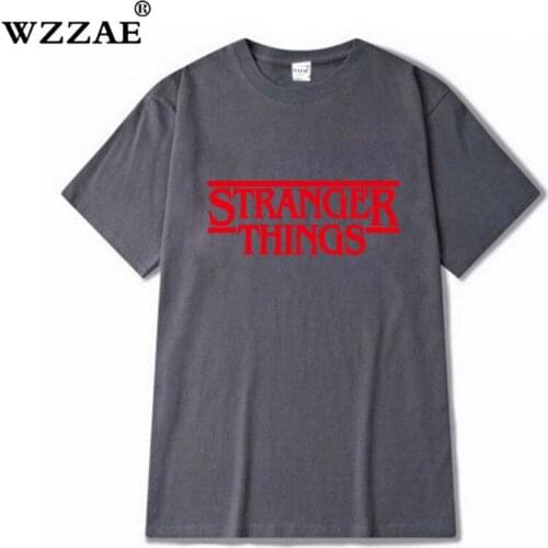 2019 New Horror Stranger Things T Shirt Men/Women Montauk Gothic sweatshit Streetwear T-shirt Casual Short Sleeve Hip Hop Tshirt