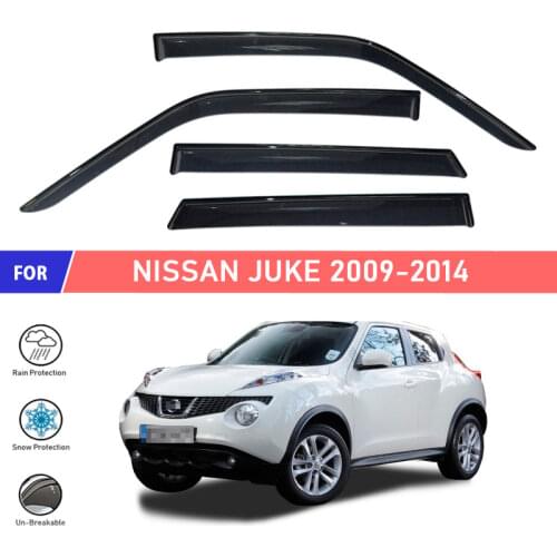 Window deflector for Nissan Juke 2009- car window deflector wind guard vent sun rain visor cover car decor
