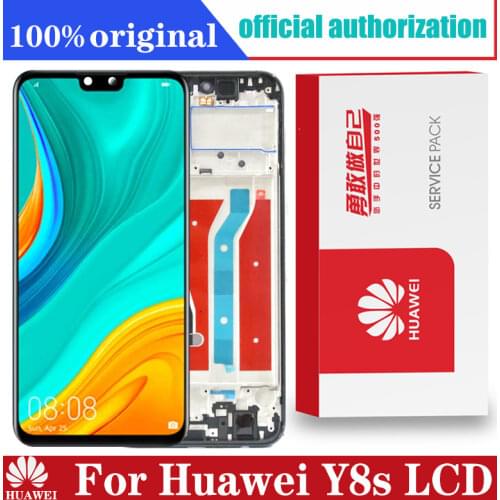 Original 6.5'' LCD for Huawei Y8S LCD Touch Screen Digitizer Assembly For Huawei Y8S Display JKM-LX1
