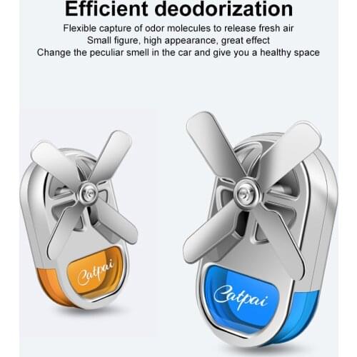 Four Leaf Air Freshener Auto Outlet Perfume Alloy Perfume Clip Fresh Aromatherapy Car Perfume Diffuser Car Interior Decoration