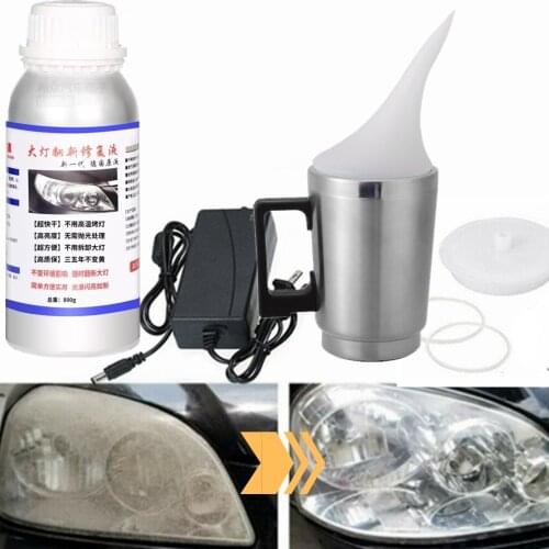 Chemical Polish Polymer Liquid Headlights Liquid Evaporator Chemical Repair Headlight Polish Set For Polishing The Headlights