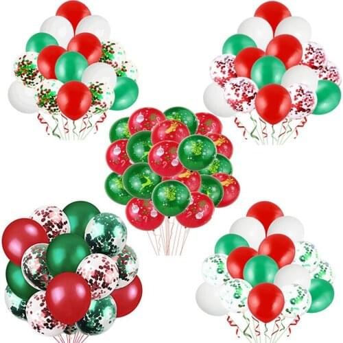 Christmas Latex Balloons Confetti Balloons Party Balloons Perfect for Christmas Birthday Valentines Day Wedding New Year Decor